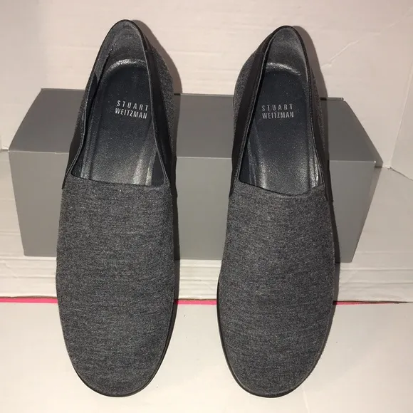 NEW Stuart Weitzman‎ Grey Loafers