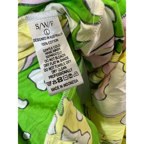 New S/W/F OFF SHOULDER MAXI DRESS Size Large