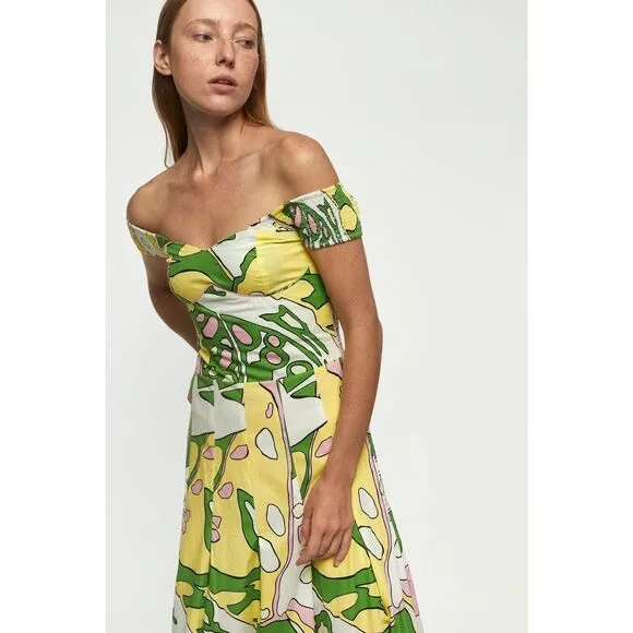 New S/W/F OFF SHOULDER MAXI DRESS Size Large