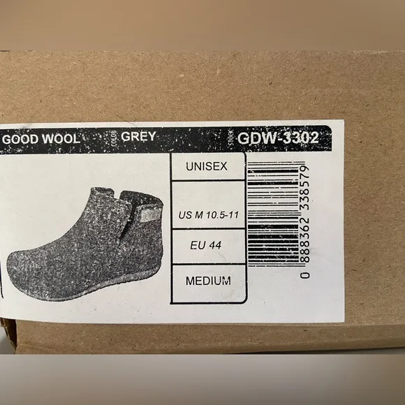 NEW Taos Good Wool Slip On Ankle Boots Grey EU 44 US Men’s 10.5-11 $150