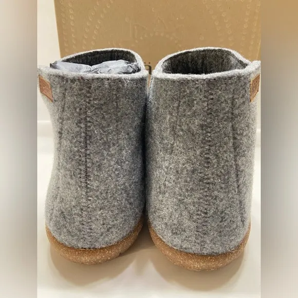 NEW Taos Good Wool Slip On Ankle Boots Grey EU 44 US Men’s 10.5-11 $150