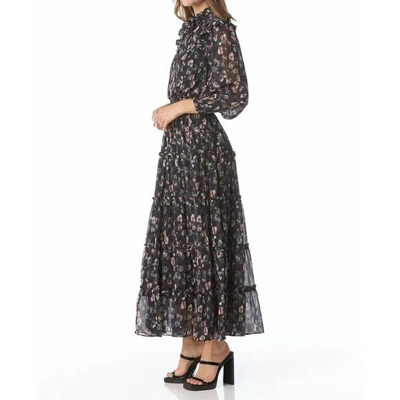 NEW TART COLLECTIONS luna dress in oil paint floral