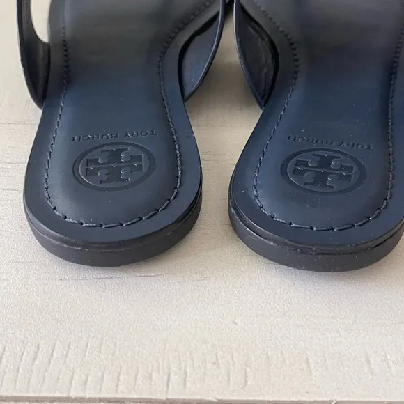 New-Tory Burch Benton Band Flat Sandals-Sz-6