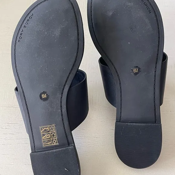 New-Tory Burch Benton Band Flat Sandals-Sz-6