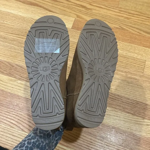 New UGG Classic Femme Wedge Brown Tan Boots