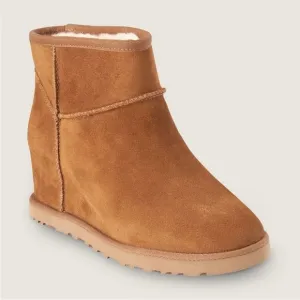 New UGG Classic Femme Wedge Brown Tan Boots