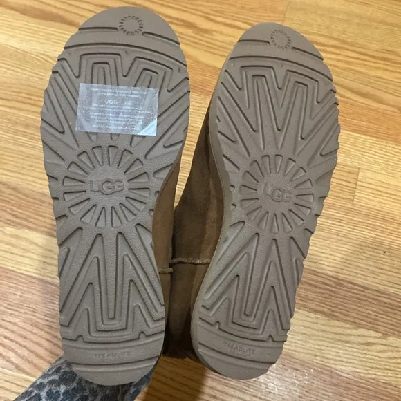 New UGG Classic Femme Wedge Brown Tan Boots
