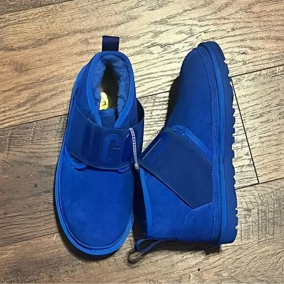 NEW - UGG Neumel Classic Chukka Boots Waterproof Suede Dodger Blue Women…