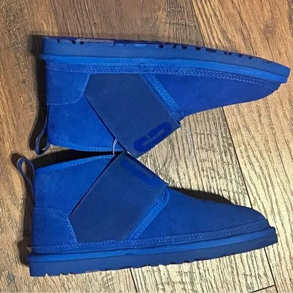 NEW - UGG Neumel Classic Chukka Boots Waterproof Suede Dodger Blue Women…