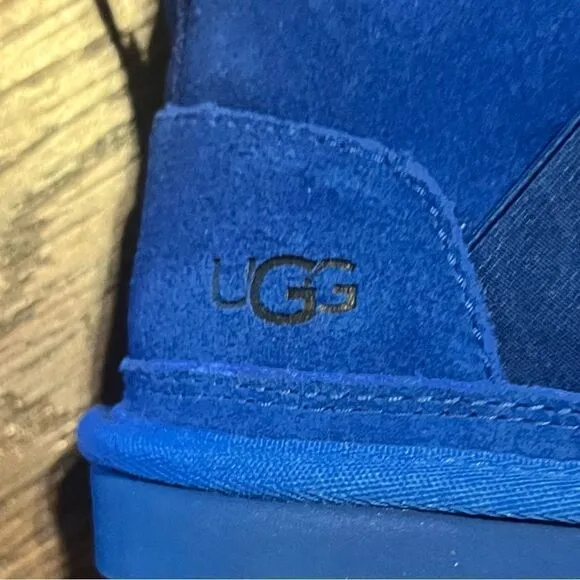 NEW - UGG Neumel Classic Chukka Boots Waterproof Suede Dodger Blue Women…