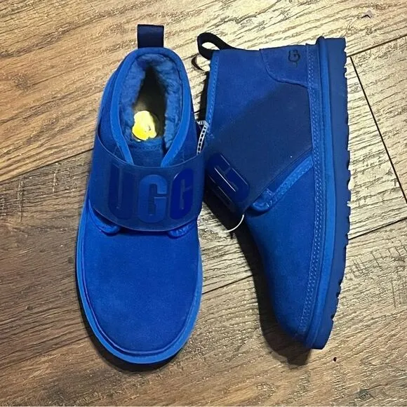 NEW - UGG Neumel Classic Chukka Boots Waterproof Suede Dodger Blue Women…