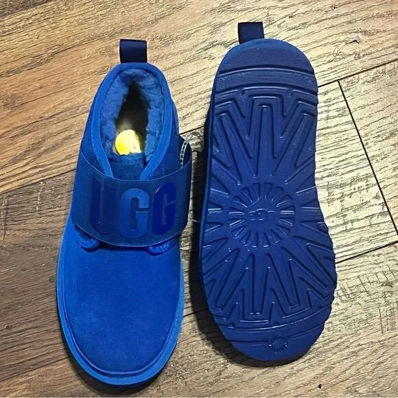 NEW - UGG Neumel Classic Chukka Boots Waterproof Suede Dodger Blue Women…