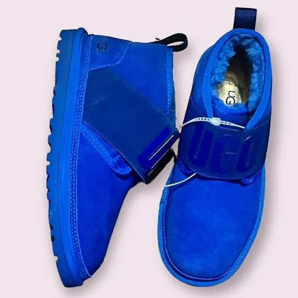 NEW - UGG Neumel Classic Chukka Boots Waterproof Suede Dodger Blue Women…