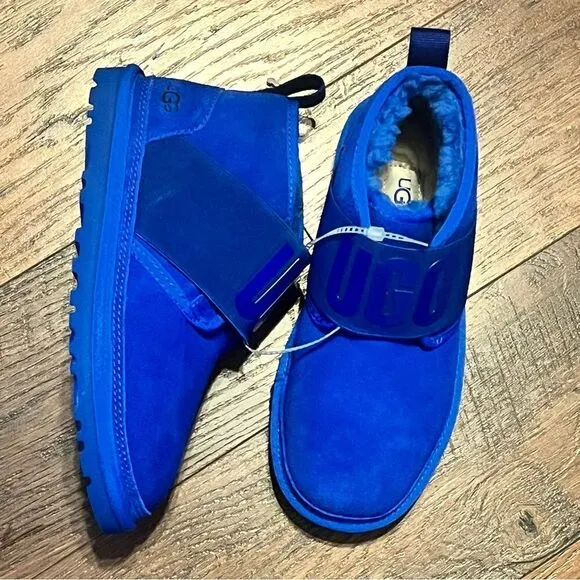 NEW - UGG Neumel Classic Chukka Boots Waterproof Suede Dodger Blue Women…
