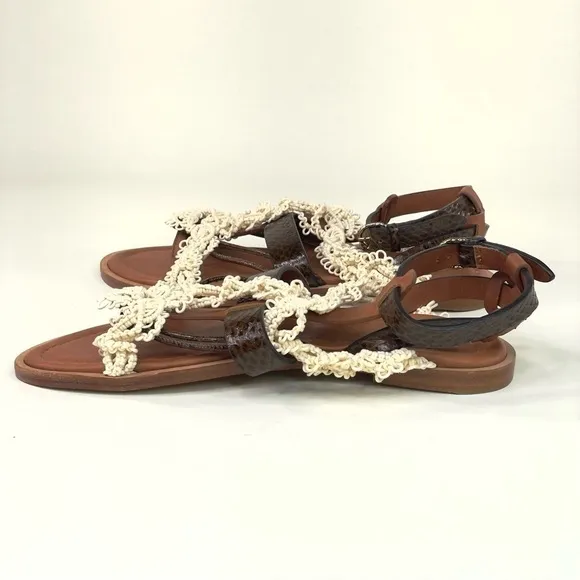 NEW Ulla Jonhson Flat Leather Sandals EU 37