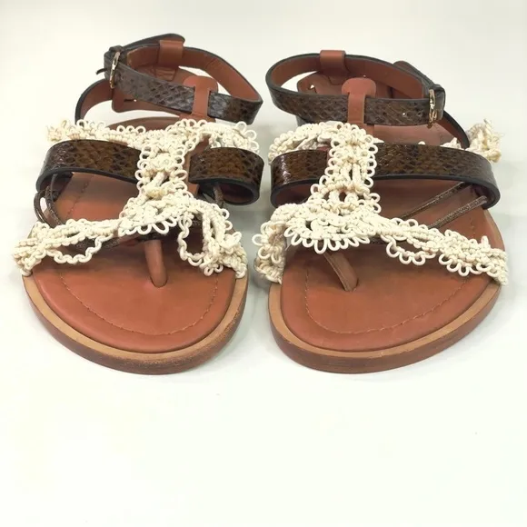 NEW Ulla Jonhson Flat Leather Sandals EU 37