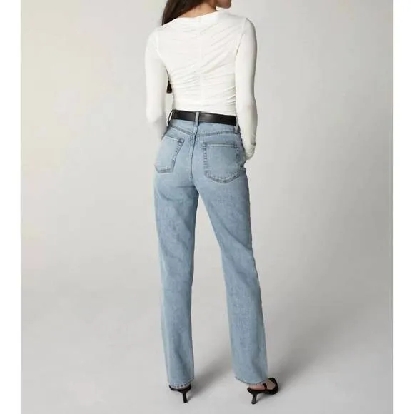 NEW UNPUBLISHED rae high rise straight jean in nostalgia