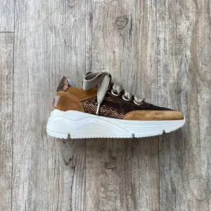 NEW VADDIA women's binx perf sneaker in bronze