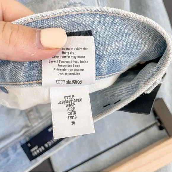 NEW Veronica Beard Jeans Blake Crop Classic Straight Aire