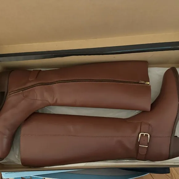 New with box: J.Crew Brown Classic Riding Boots Size 7