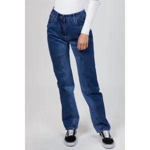 NEW WYNN HAMLYN panel denim jeans in indigo