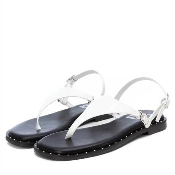 NEW XTI women's flat sandals in white