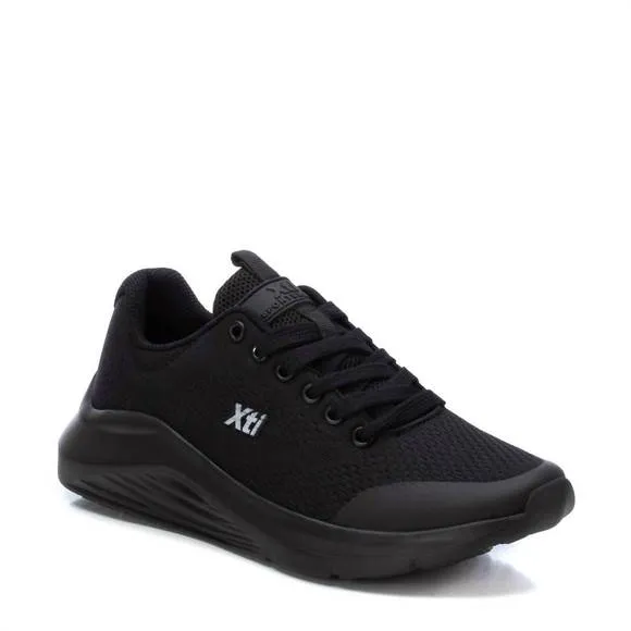 NEW XTI women's lace-up sneakers in black