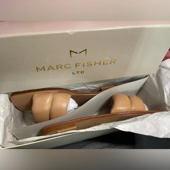 🌼💜💜NIB Marc Fisher LTD Ralla Medium Natural 6.5 M