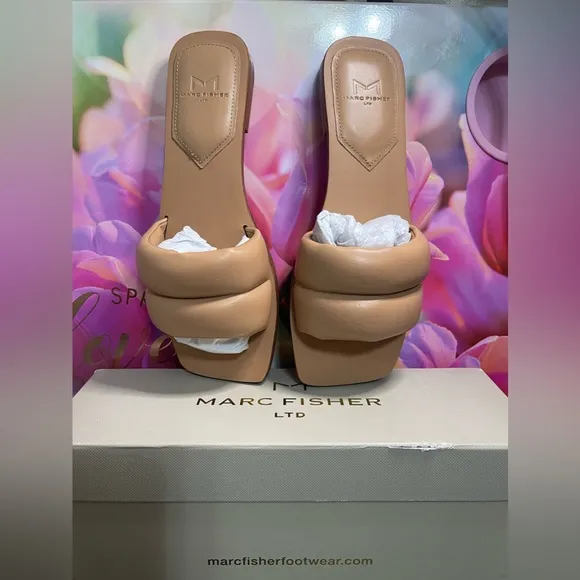 🌼💜💜NIB Marc Fisher LTD Ralla Medium Natural 6.5 M