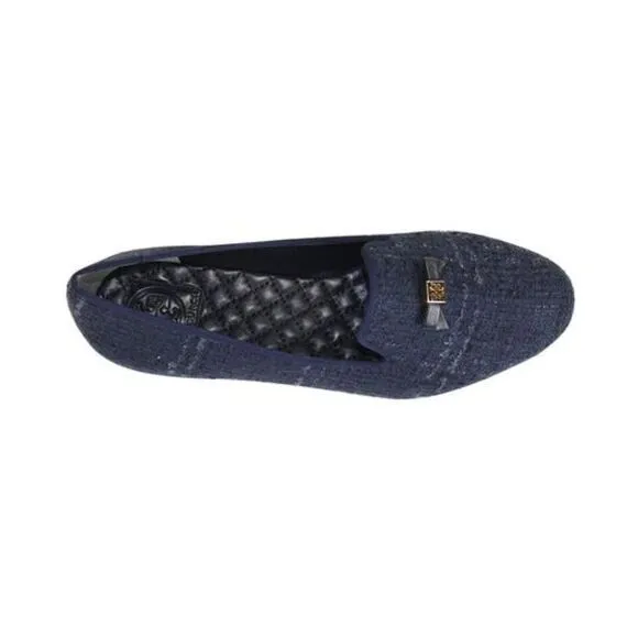 NIB Tory Burch Chandra Loafers Shoes Navy  8.5