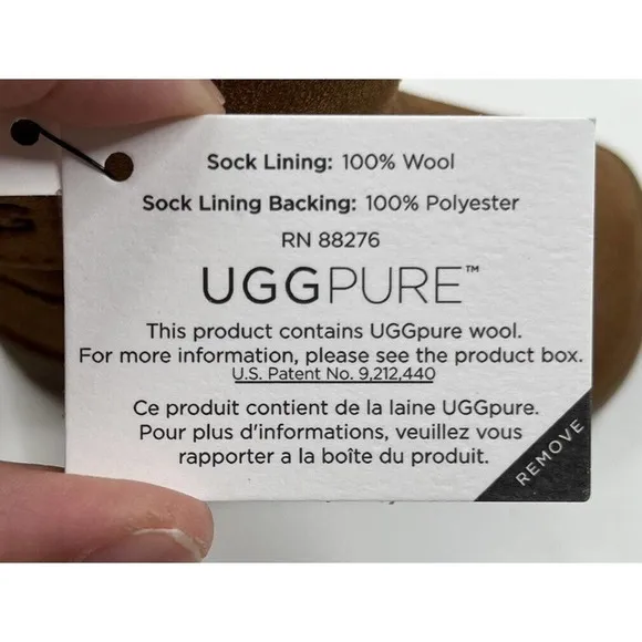 NIB UGG Ikeelan Lamb Skin Baby Boots Size 2-3 Small Brown Slip On