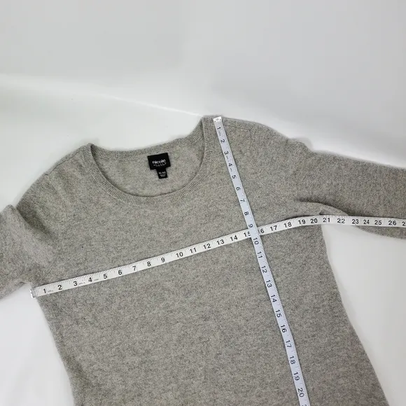 Nicole by Nicole Miller 100% Cashmere Sweater Sz xl