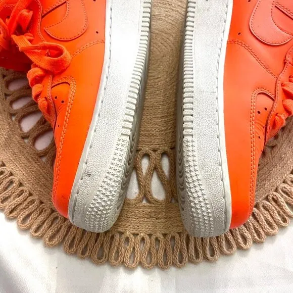 Nike Air Force 1 High Just Do it Pack Orange Sneakers AV7951-800 Size 6.5Y
