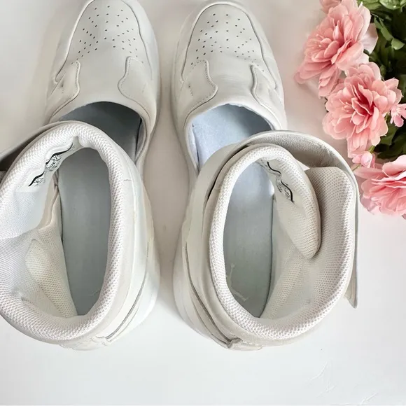 Nike AIR JORDAN 1 Lover XX White/Off White Ankle Strap Sneakers