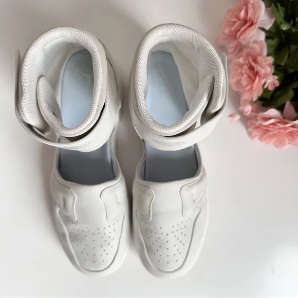 Nike AIR JORDAN 1 Lover XX White/Off White Ankle Strap Sneakers