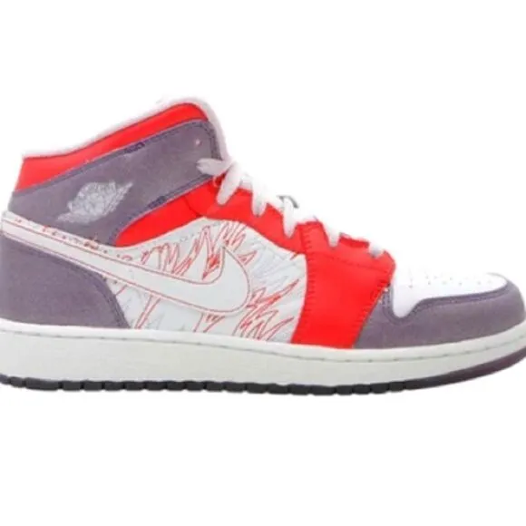 NIKE air Jordan 1 premium GS mid top shoes sneakers women’s 6.5