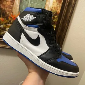 Nike Air Jordan 1 Retro High OG - Black, White, and Blue
