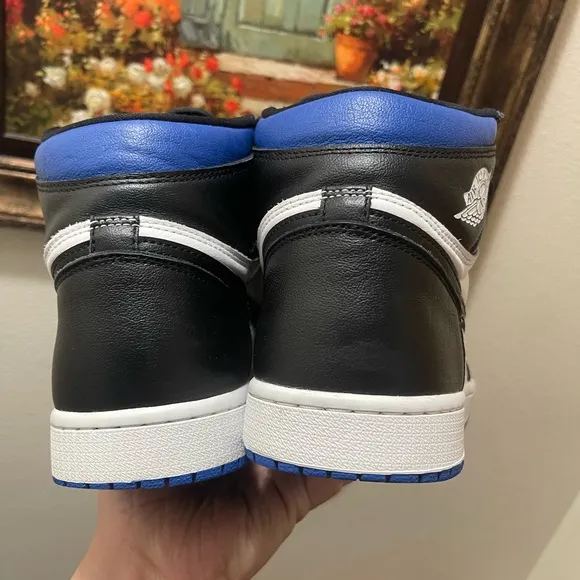 Nike Air Jordan 1 Retro High OG - Black, White, and Blue