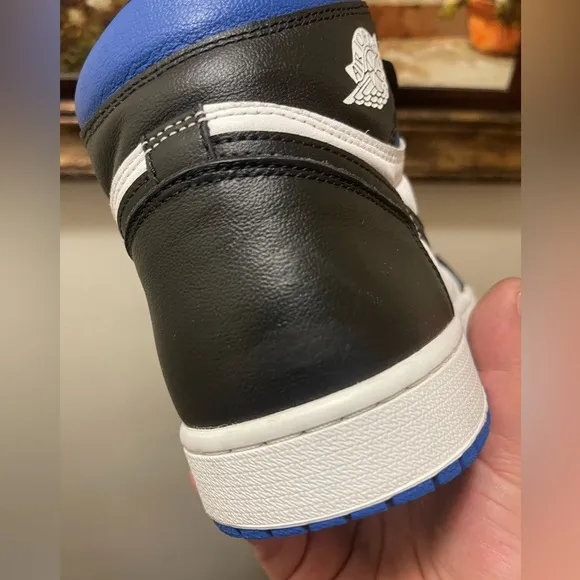 Nike Air Jordan 1 Retro High OG - Black, White, and Blue