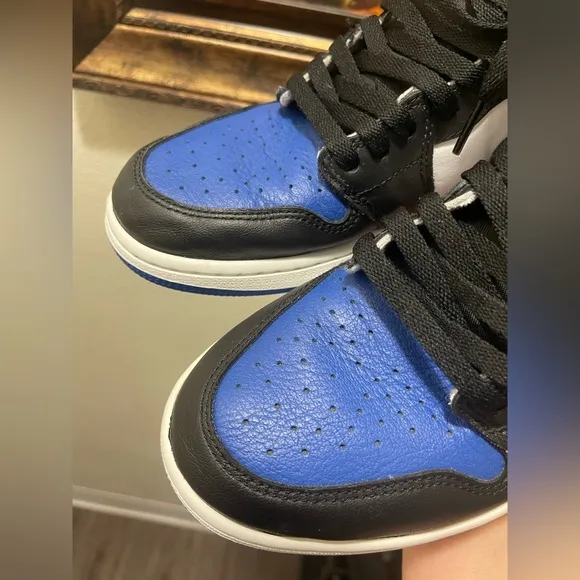 Nike Air Jordan 1 Retro High OG - Black, White, and Blue