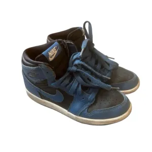 Nike Air Jordan 1 Retro High OG Dark Marina Size 2Y, AQ2664-404 Sneakers Kids