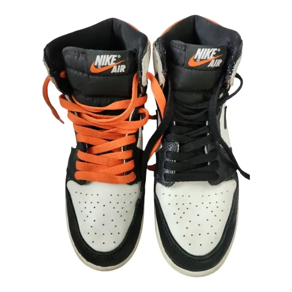 Nike Air Jordan 1 Retro High OG Electro Orange Shoes size 6.5Y