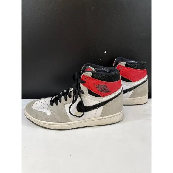 Nike Air Jordan 1 Retro High OG Mens Grey Sneakers Size 8.5 SKU 6427