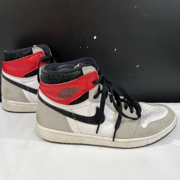 Nike Air Jordan 1 Retro High OG Mens Grey Sneakers Size 8.5 SKU 6427
