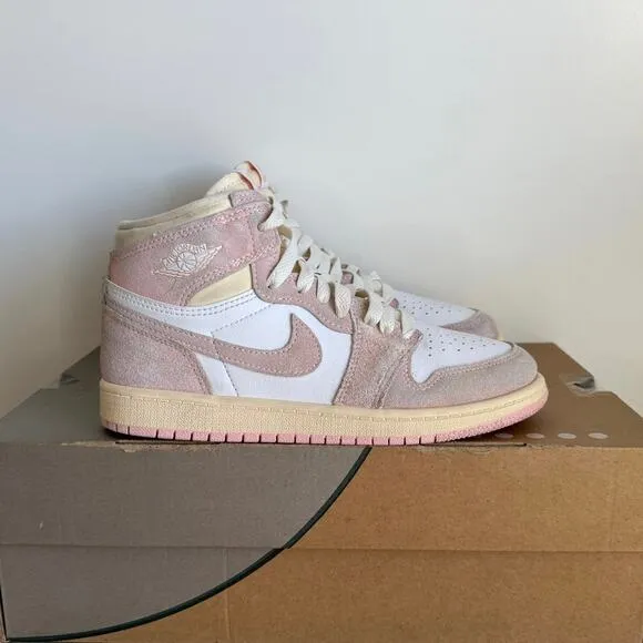 Nike Air Jordan 1 Retro High OG ‘Washed Pink’ PS Kids Sneakers - SZ 2 Y