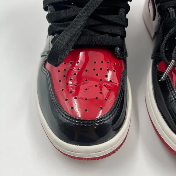 Nike Air Jordan 1 Retro OG High PATENT BRED 555088-063 Basketball Sneakers Shoes