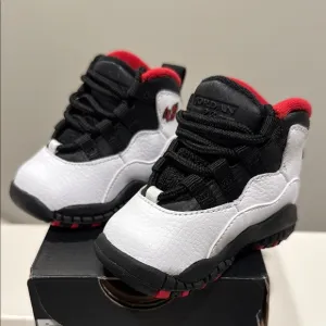 Nike Air Jordan 10 Retro 'Double Nickel / Chicago Bulls 45' size 2C