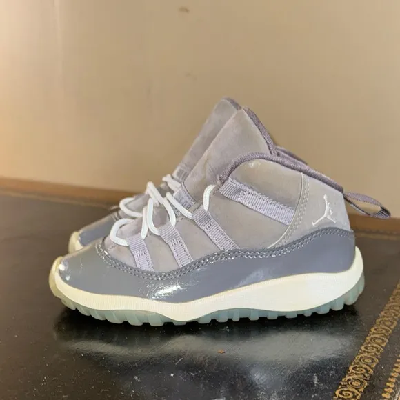 Nike Air Jordan 11 Retro Cool Grey 378040-005 Toddler Baby Size 9C