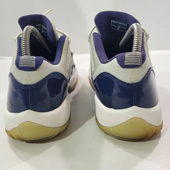 NIKE AIR JORDAN 11 RETRO LOW BG GEORGETOWN YOUTH SNEAKERS SIZE 6.5 528896-007