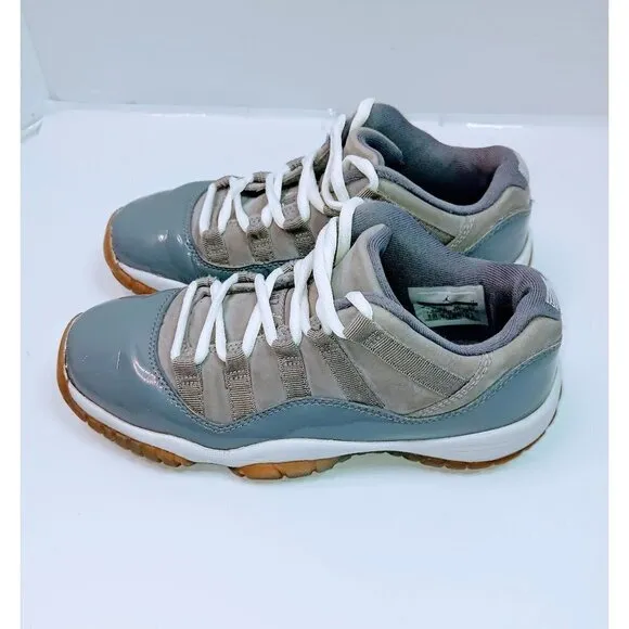 Nike Air Jordan 11 Retro Low Boy's Cool Wolf Gray Sneakers